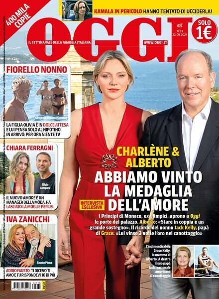 Oggi – 22 Agosto 2024 Cover