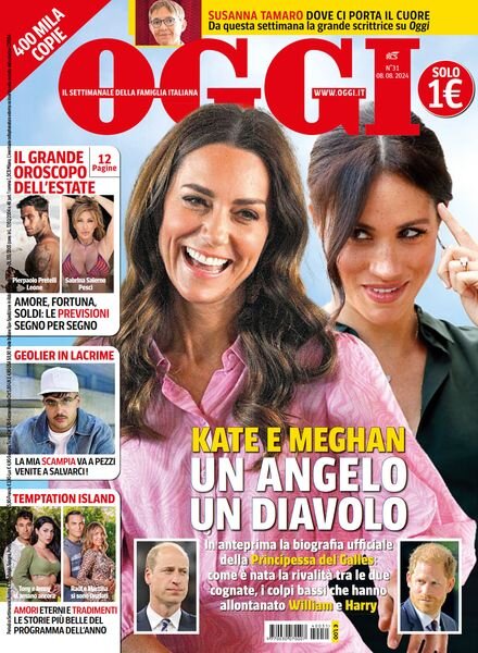 Oggi – 8 Agosto 2024 Cover