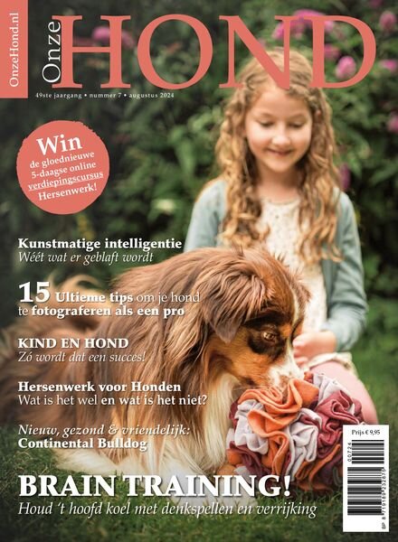 Onze Hond – Juli 2024 Cover