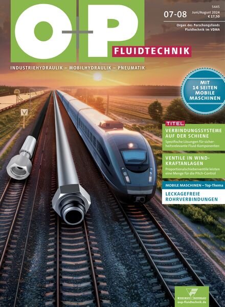 O+P Fluidtechnik – Juli-August 2024 Cover