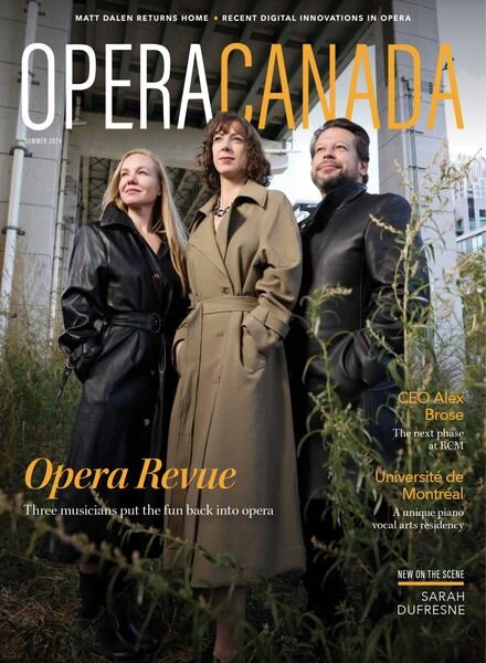 Opera Canada – Summer 2024 Cover