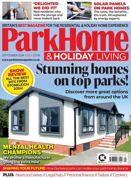 Park Home & Holiday Living – September 2024 Cover
