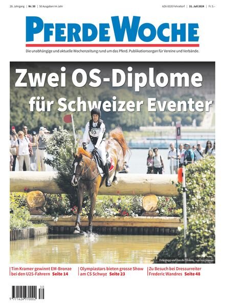 PferdeWoche – 31 Juli 2024 Cover