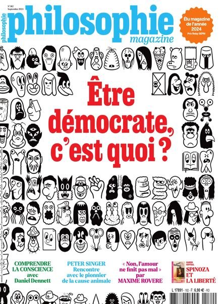 Philosophie Magazine France – Septembre 2024 Cover