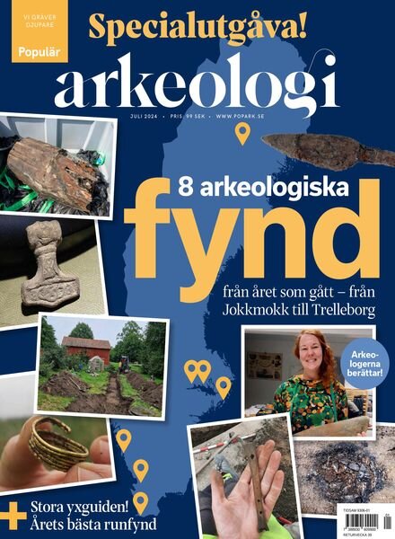 Popular Arkeologi – Juli 2024 Cover