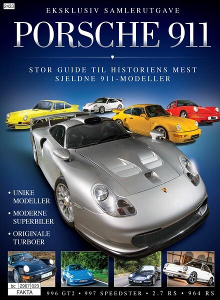 Porsche 911 Norge – August 2024 Cover
