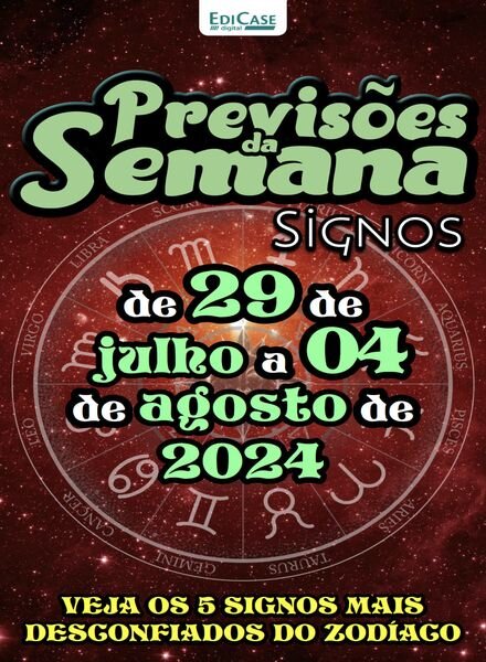 Previsoes da Semana – 29 Julho 2024 Cover