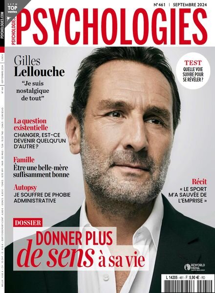 Psychologies France – Septembre 2024 Cover