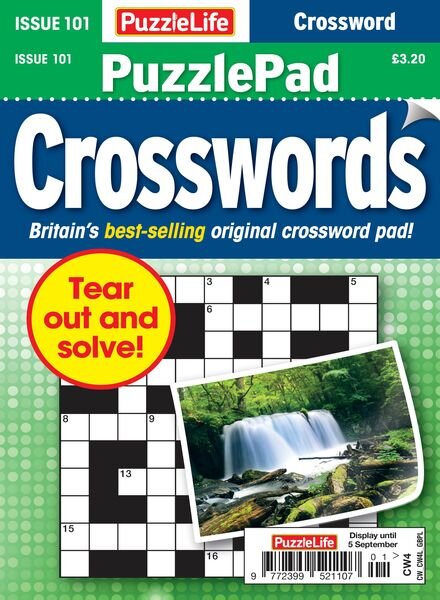 PuzzleLife PuzzlePad Crosswords – August 2024 Cover