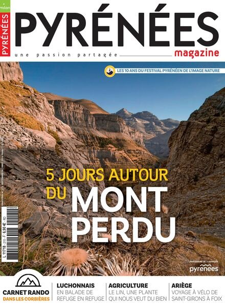 Pyrenees Magazine – Septembre-Octobre 2024 Cover