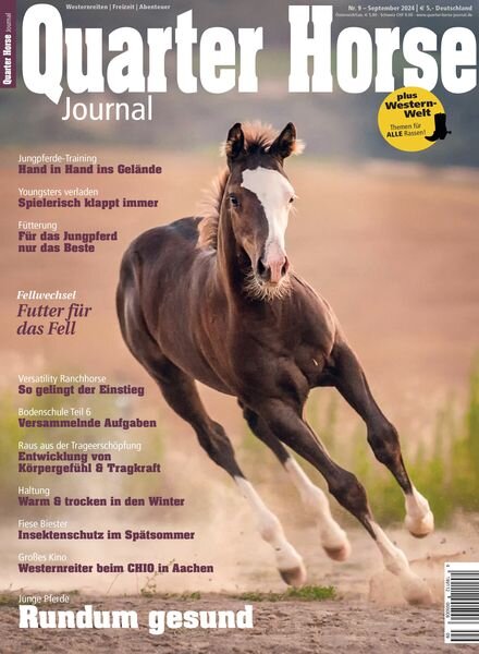 Quarter Horse Journal – September 2024 Cover