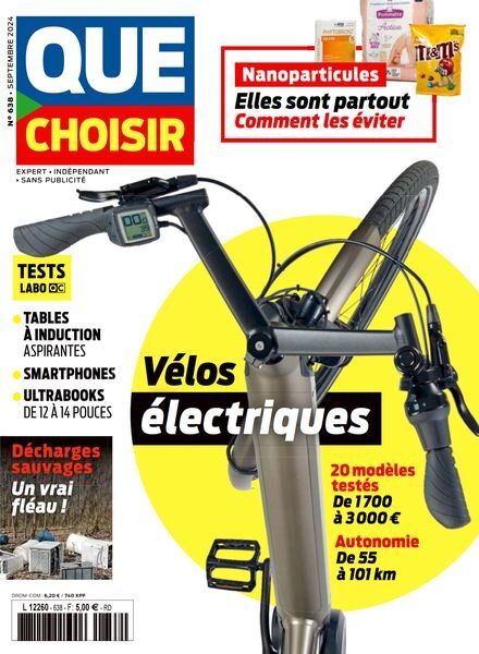 Que Choisir – Septembre 2024 Cover