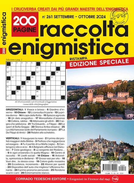 Raccolta Enigmistica – Settembre-Ottobre 2024 Cover
