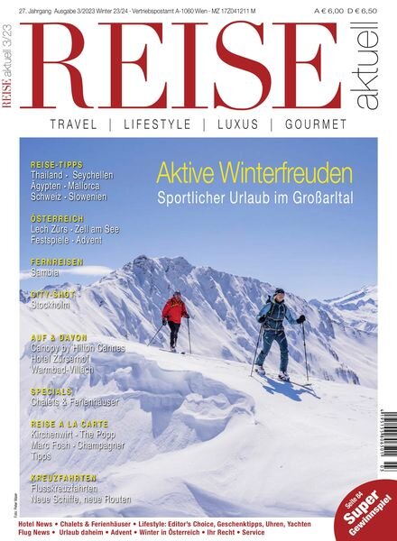 Reise Aktuell – Winter 2023-2024 Cover