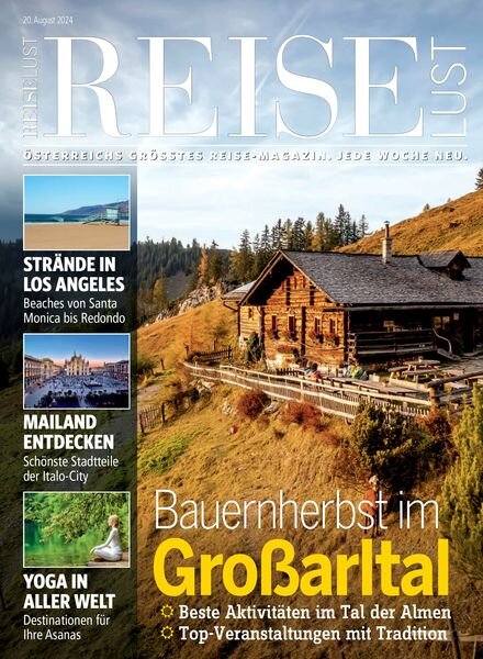 Reiselust – 20 August 2024 Cover