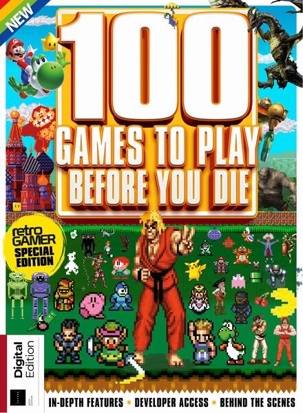 Retro Gamer Presents – 100 Games To Play Before You Die – 6th Edition – 15 August 2024 Cover