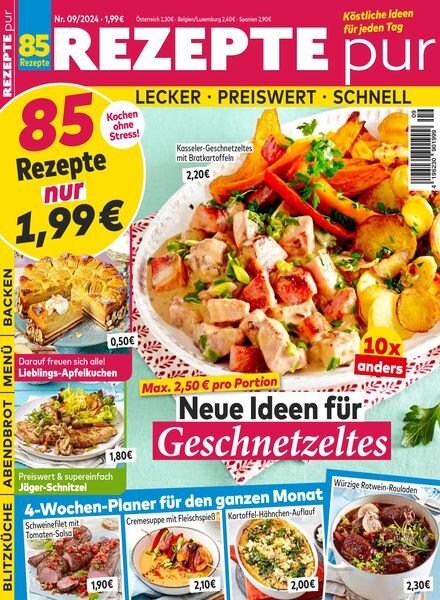 Rezepte pur – September 2024 Cover