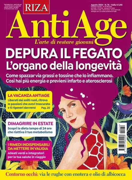Riza AntiAge – Agosto 2024 Cover