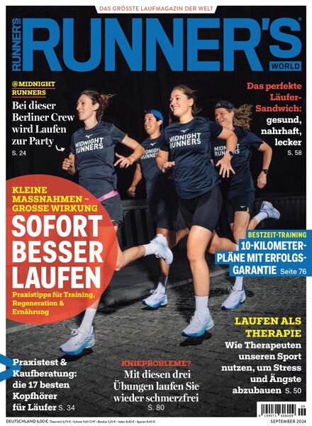 Runner’s World Germany – September 2024 Cover