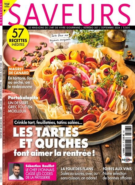 Saveurs France – Septembre 2024 Cover