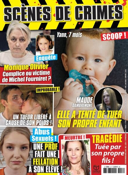 Scenes de Crimes – Fevrier-Mars-Avril 2024 Cover