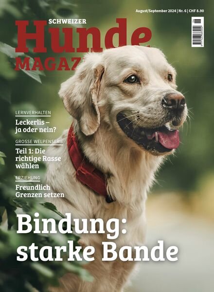 Schweizer Hunde Magazin – August-September 2024 Cover