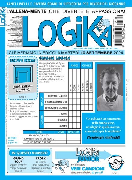 Settimana Logika – Agosto 2024 Cover