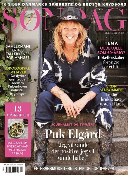 Sondag – 26 August 2024 Cover