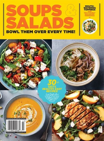 Soups & Salads – Bowl Them Over Every Time 2024 Cover