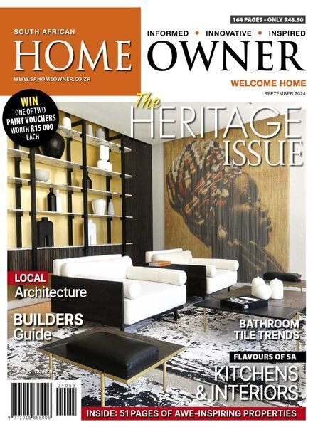 South African Home Owner – September 2024 Cover