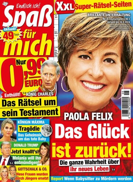 Spass fur mich – 6 August 2024 Cover