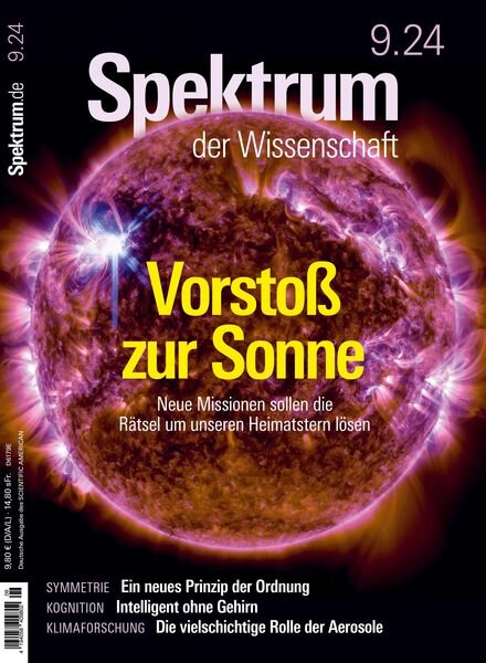 Spektrum der Wissenschaft – September 2024 Cover