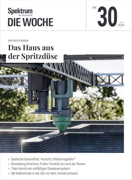 Spektrum Die Woche – 25 Juli 2024 Cover