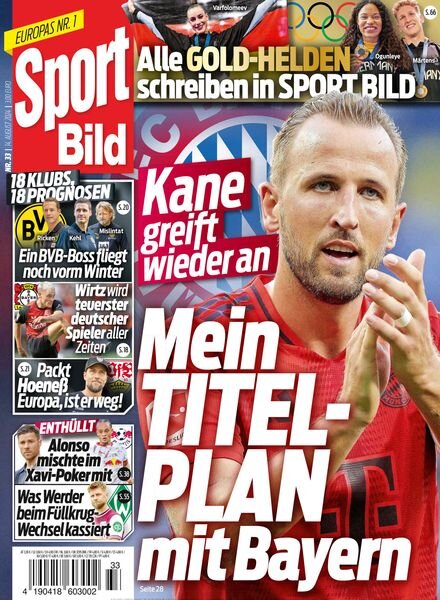 Sport Bild – 14 August 2024 Cover
