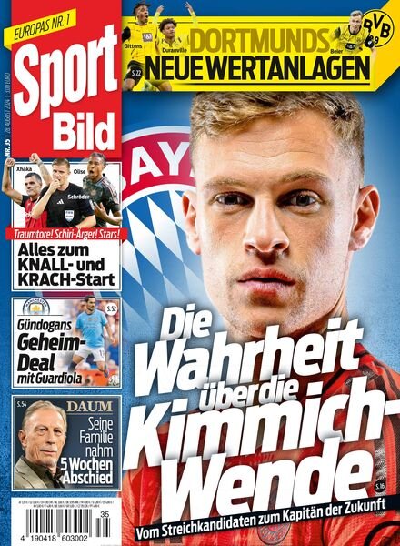 Sport Bild – 28 August 2024 Cover
