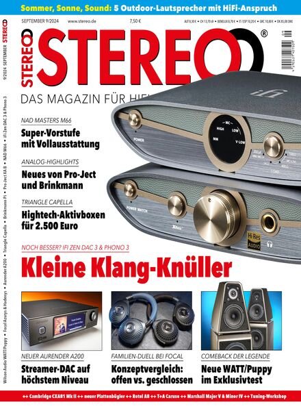 Stereo – September 2024 Cover