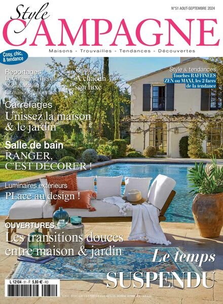 Style Campagne – Aout-Septembre 2024 Cover