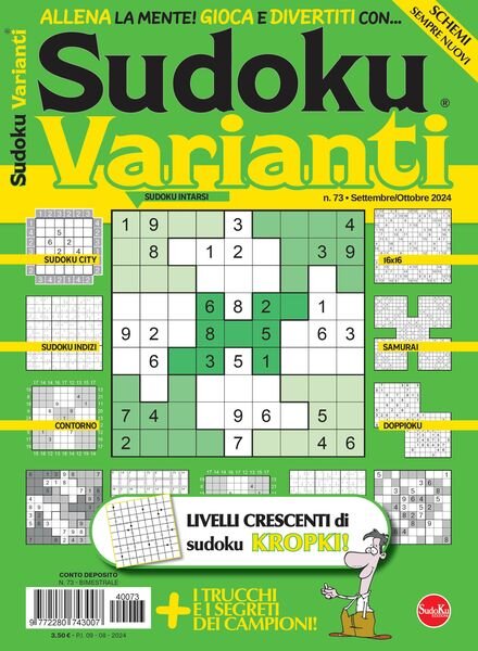 Sudoku Varianti – Settembre-Ottobre 2024 Cover
