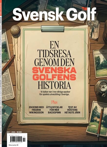 Svensk Golf – Augusti 2024 Cover
