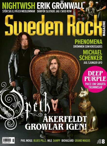 Sweden Rock Magazine – Augusti 2024 Cover