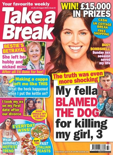 Take a Break Weekly – 15 August 2024 Cover