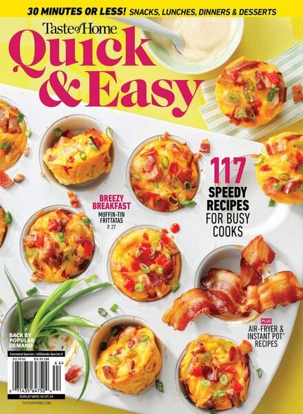 Taste of Home – Quick & Easy 2024 Cover
