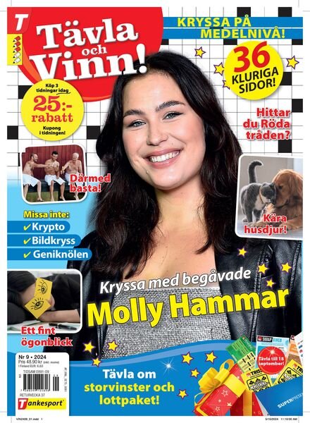 Tavla & Vinn – Augusti 2024 Cover