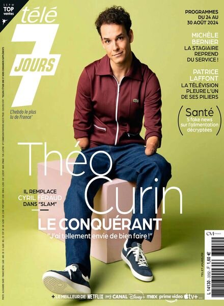 Tele 7 Jours – 19 Aout 2024 Cover