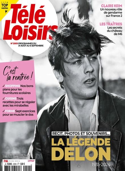 Tele Loisirs – 26 Aout 2024 Cover