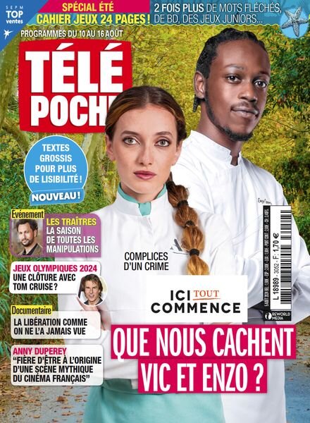 Tele Poche – 5 Aout 2024 Cover