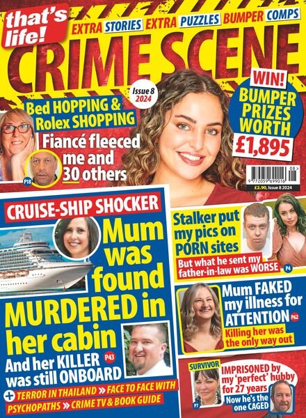 That’s Life Crime Scene – August 2024 Cover