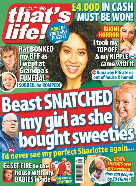 that’s life! UK – 22 August 2024 Cover
