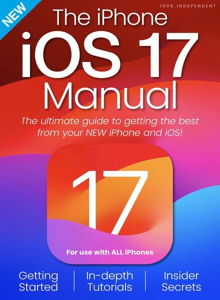 The iPhone iOS 17 Manual – August 2024 Cover