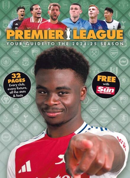The Sun Special Edition – Premier League Guide Supplement – 11 August 2024 Cover